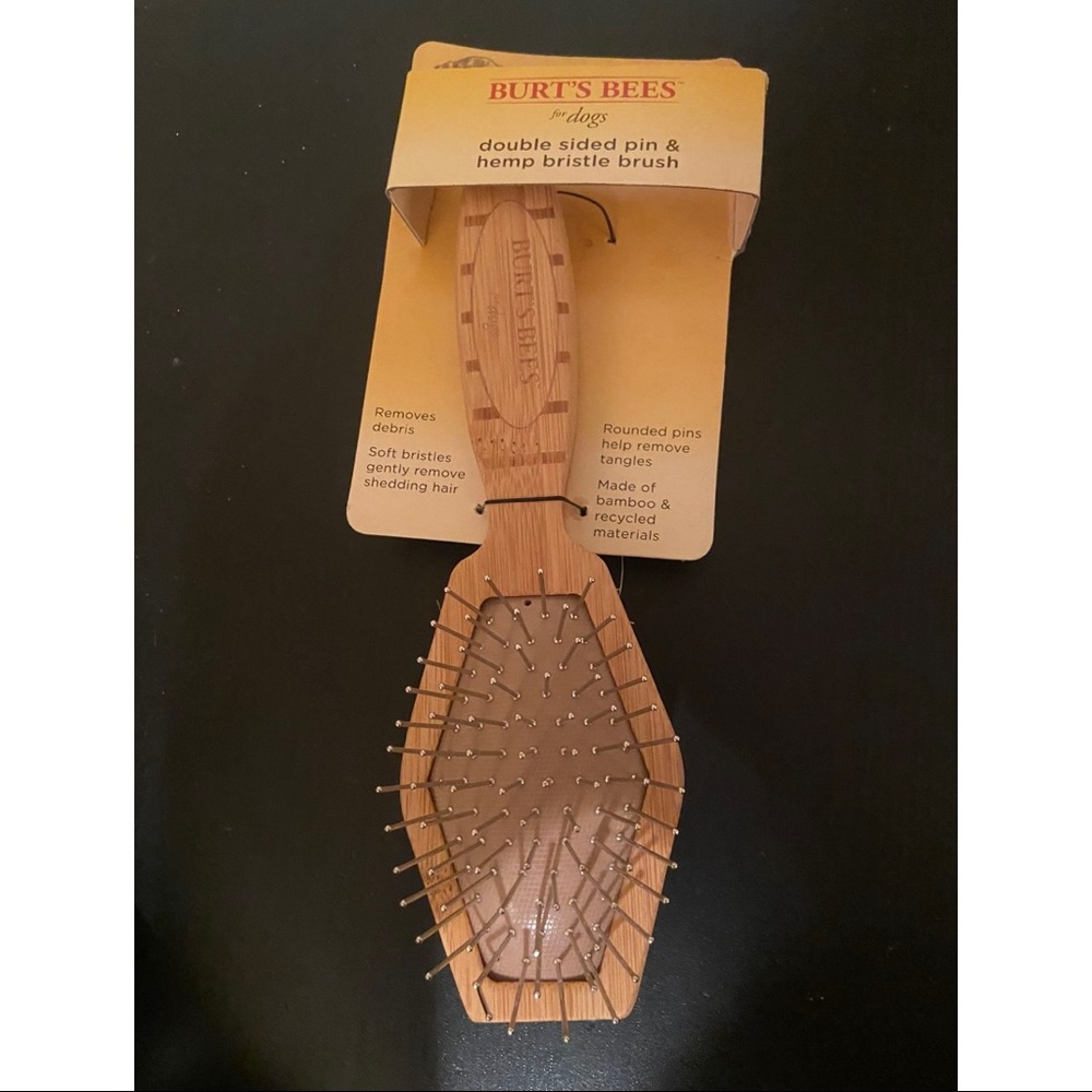 Burt’s Bees Double Sides Hemp and Pin Bristle Brush